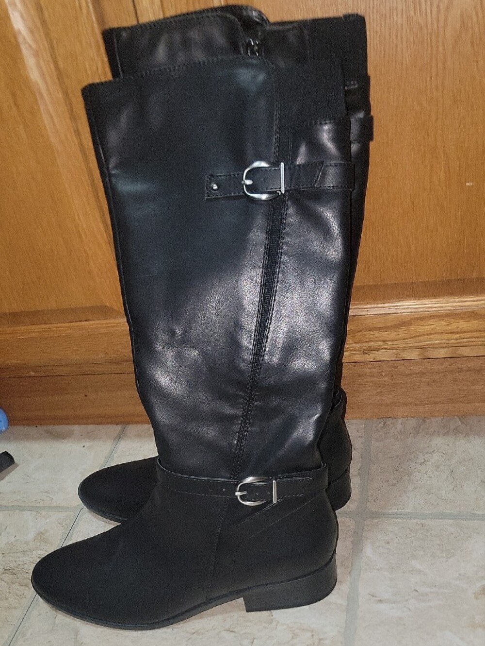 Naturalizer Sahara Riding Boots Black Size 11M - Picture 3 of 12
